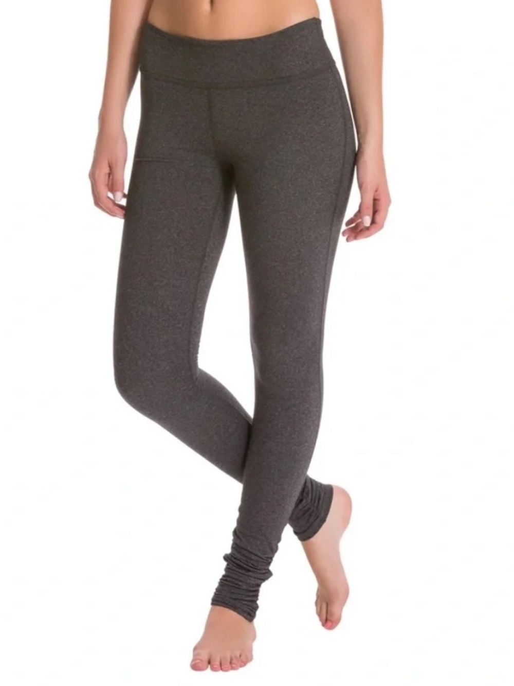 Beyond Yoga NWT Essential Gathered Long Leggings Steel Grey New Women’s Small